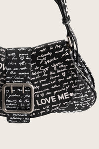 Chapot loveletter Bag | Black/Cosy White