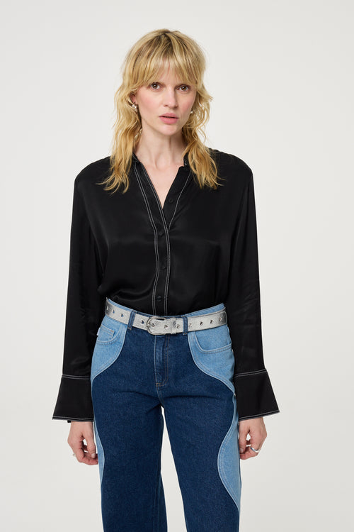 Cut It Out Heart Belt | Silver