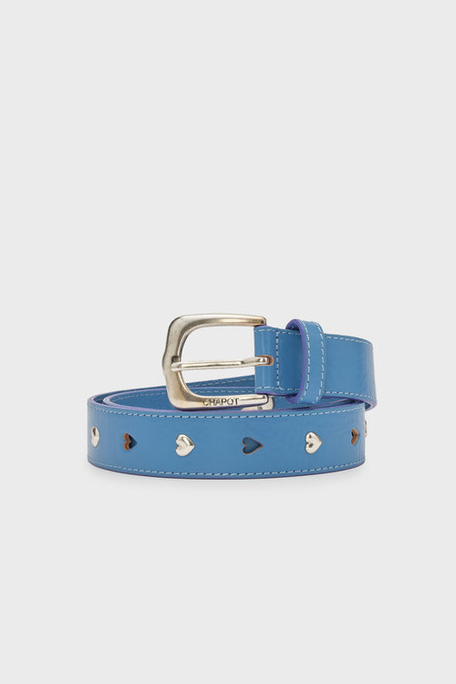 One After Another Belt Leather | Marina Blue