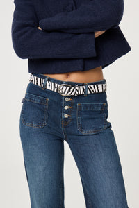 Hairy Belt | Black/Cosy White