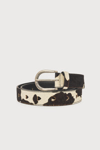 Hairy Belt | Cosy White/Black