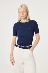 Studded Marina Belt | Maritime Blue