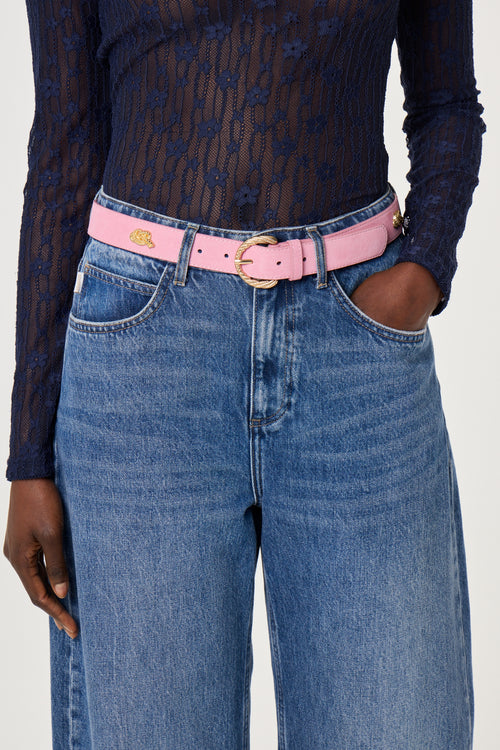 Studded Marina Belt | Pink Rendez Vous
