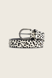 Hairy Belt | Cosy White/Black