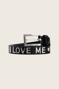 Studded Loveletter Belt | Black