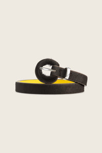 Hairy Small Belt | Cocoa