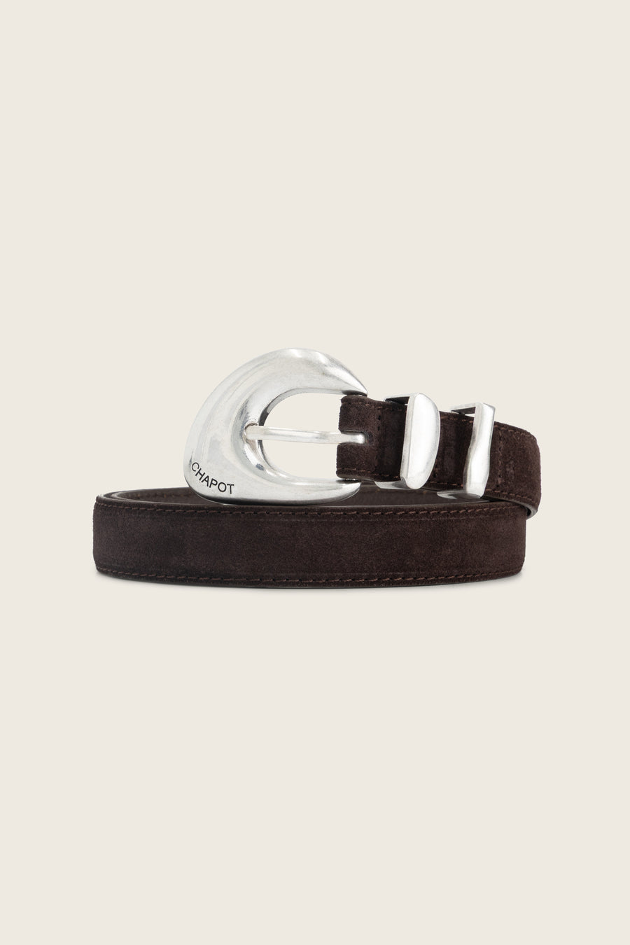 Precious Pebble Belt Suede | Cocoa