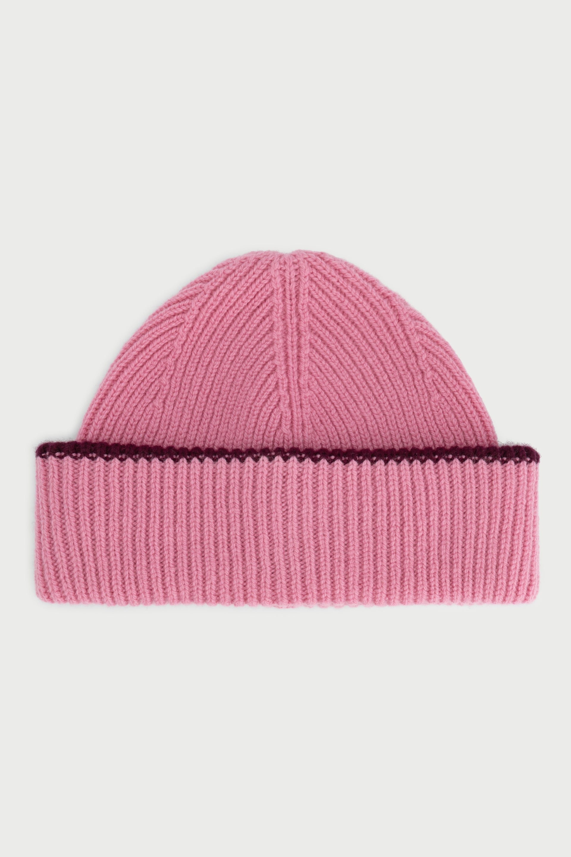 FC X CLOIMH Chunky Wool Beanie | Pink/Burgundy
