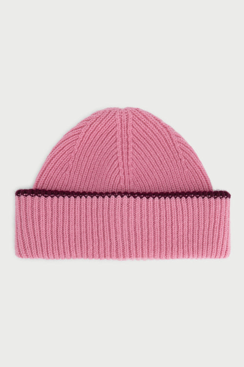FC X CLOIMH Chunky Wool Beanie | Pink/Burgundy