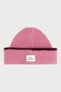 FC X CLOIMH Chunky Wool Beanie | Pink/Burgundy