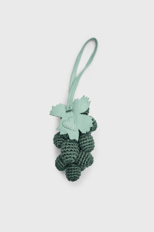 Grapes Bag Charm | Crystal Teal