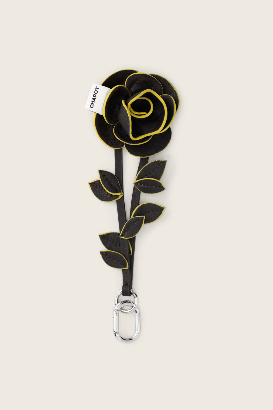 Roseyard Bag Charm | Chocolate Brown
