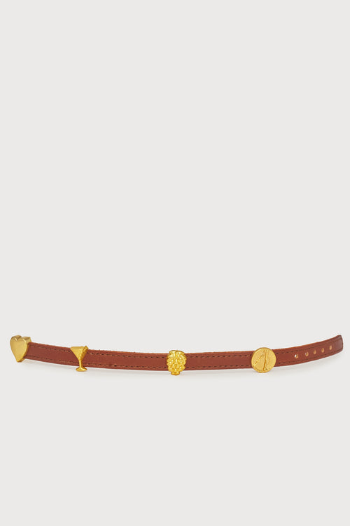 Charm Bracelet | Cognac