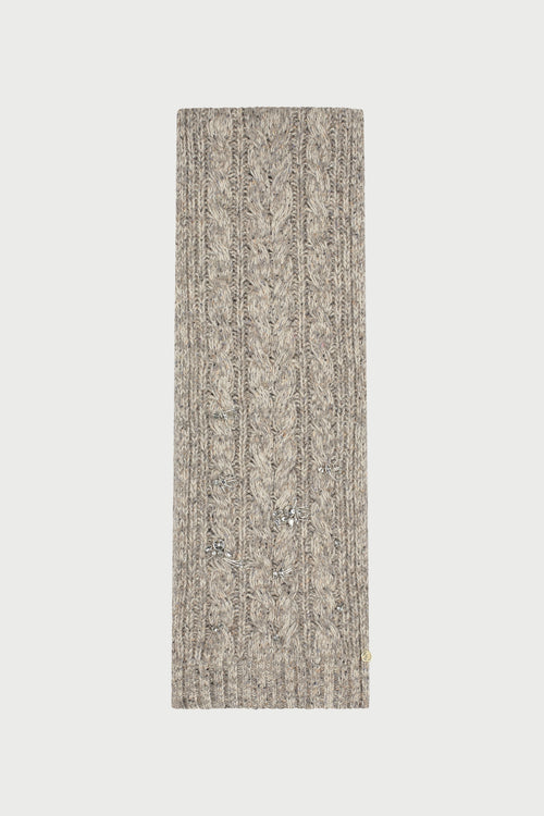 Fenna Scarf | Dark Oatmeal Melange