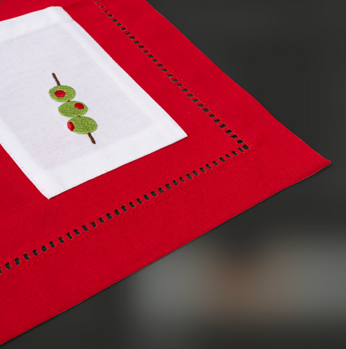 FC X Kulu Club Pocket Placemats | Red/White