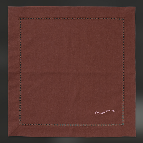 FC X Kulu Club Napkins | Brown/Pink
