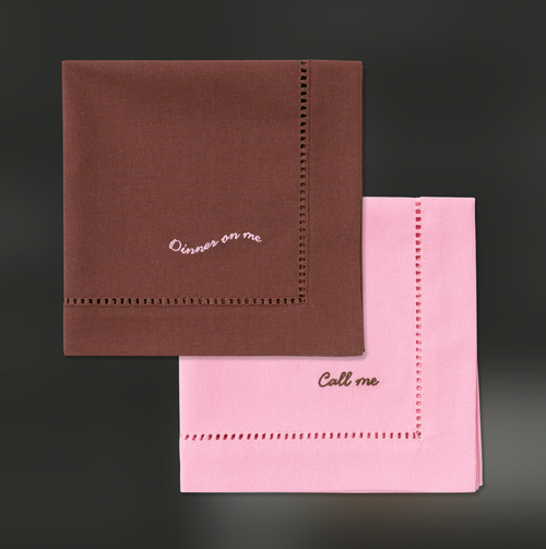 FC X Kulu Club Napkins | Brown/Pink
