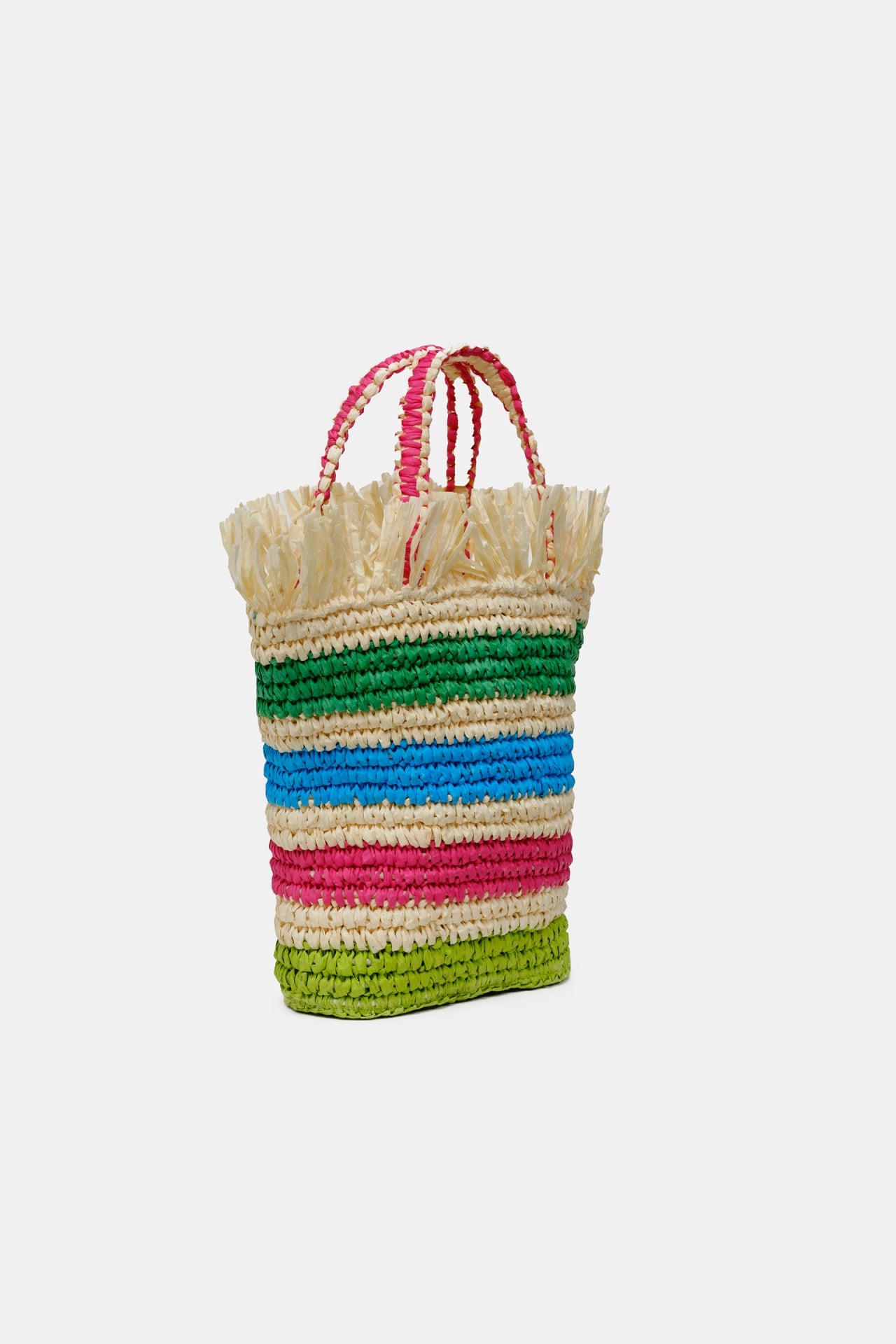 Naomi Mini Tote Bag | Multi Stripe