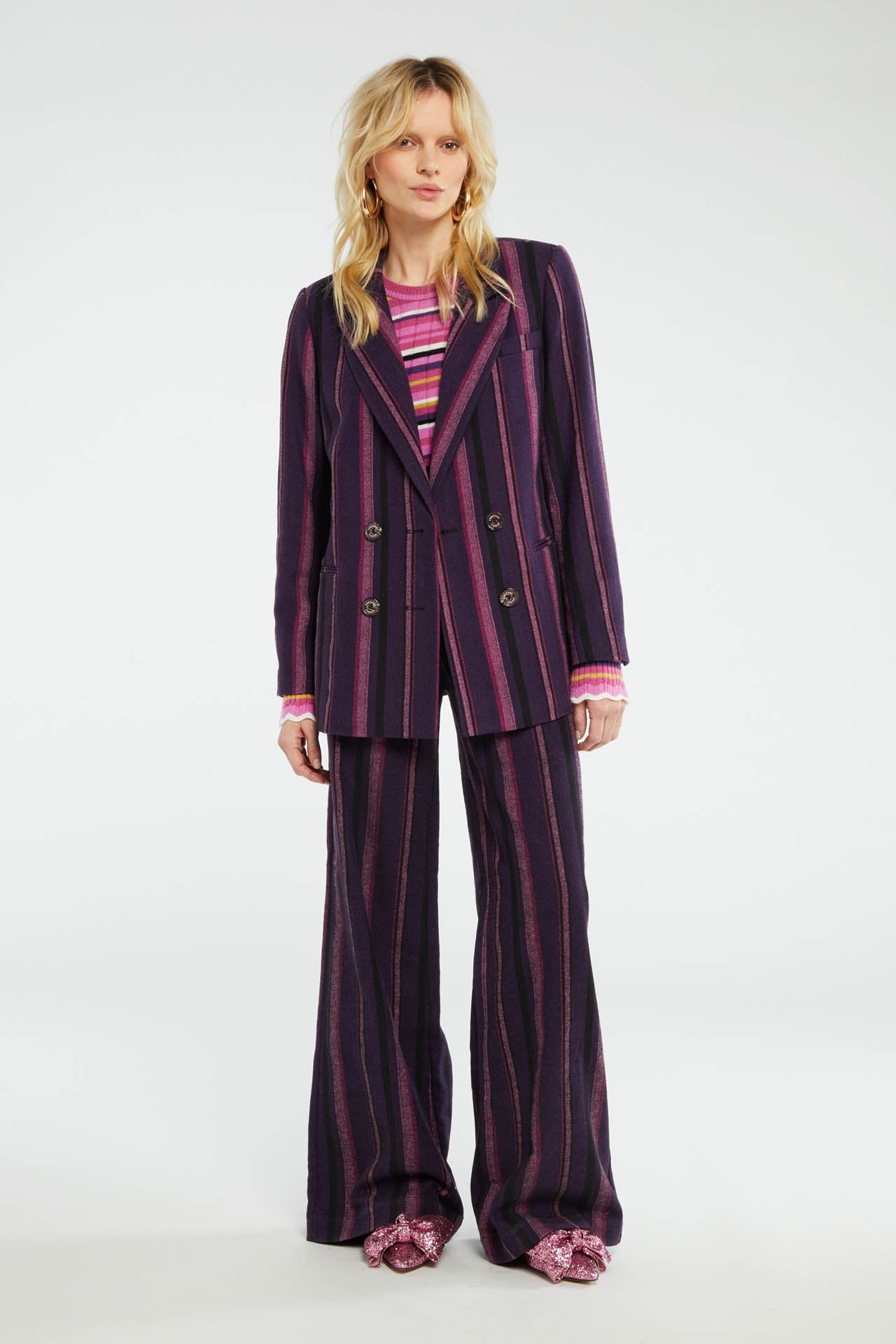 Roger Blazer | Eggplant/Multi
