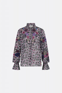 Bahia Blouse | Warm White/Antra