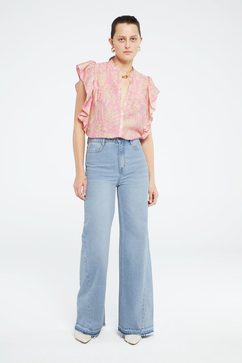 Bibi Blouse | Pink Candy/Sandy Bea