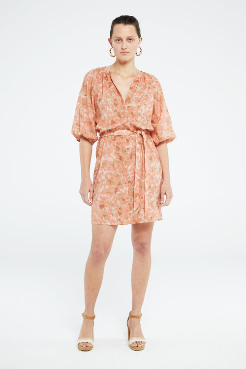 Clipper Dress | Quick Sand/Pink Papa