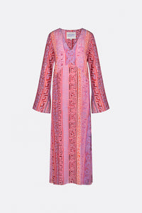 Renee Dress | Pink Candy/Cornflowe