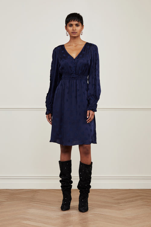 Hazel Dress | Vainly Navy