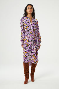Willow Dress | Cookie Caramel/Grape