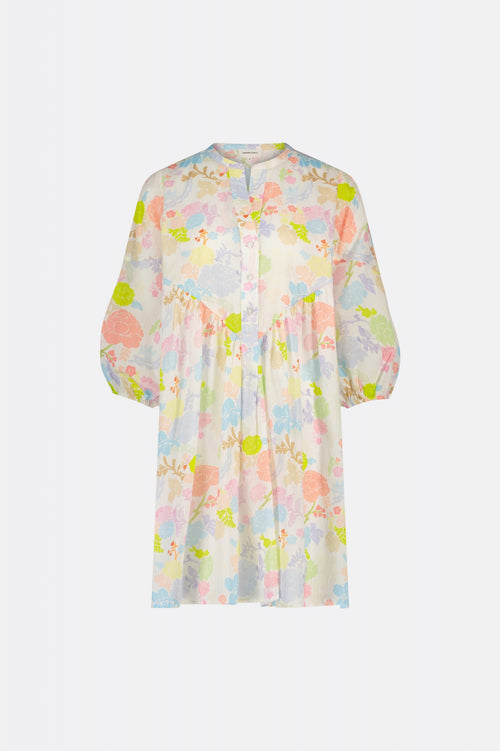 Dover Resort Dress | Cream White/Pink Pap