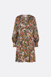Lynn Short Cato Dress | Black/Ra Ra Raspberr
