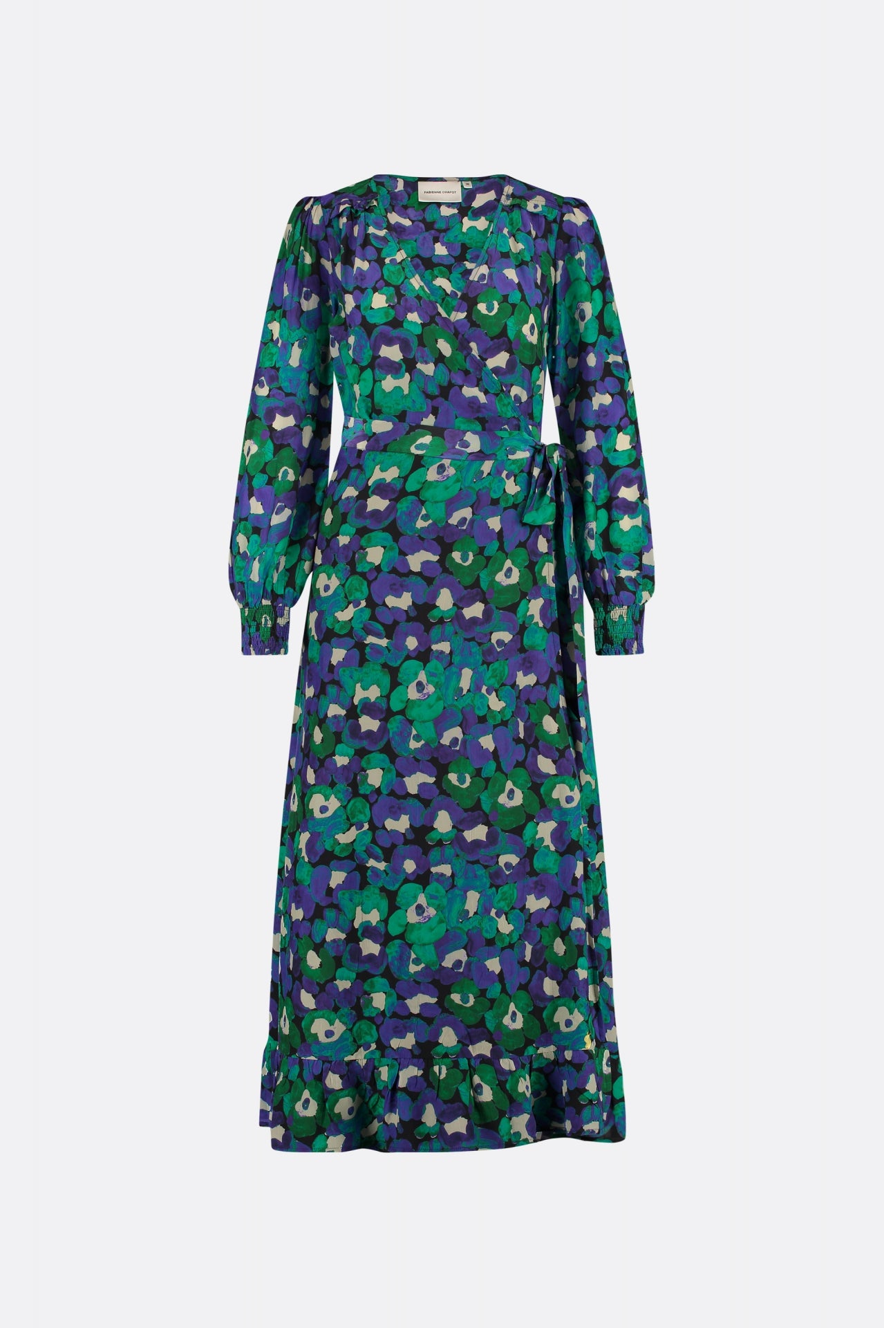 Natalia dress | Green Envy/Poppy Pur