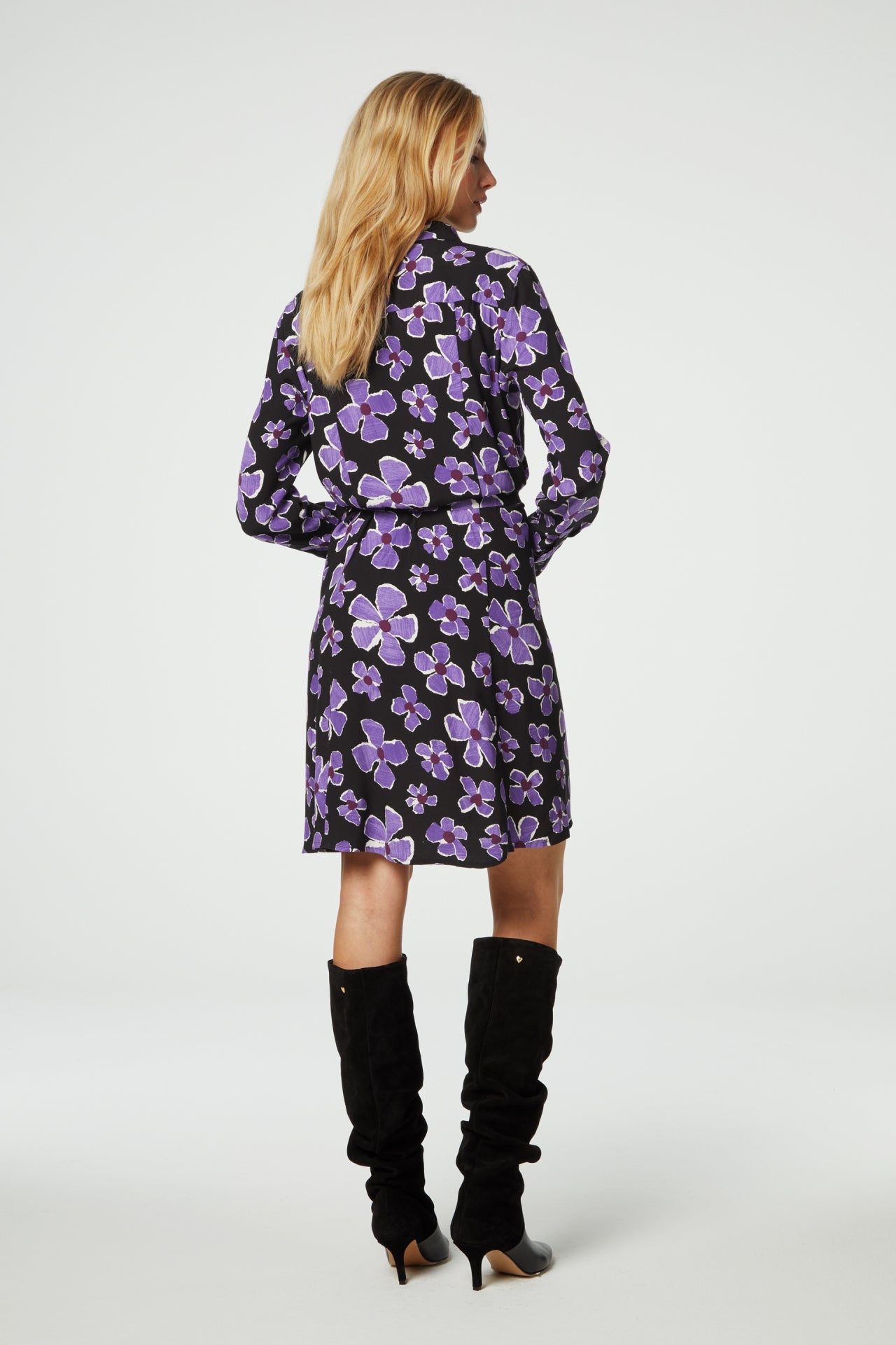 Hayley Jane Dress | Black/Purple Rave