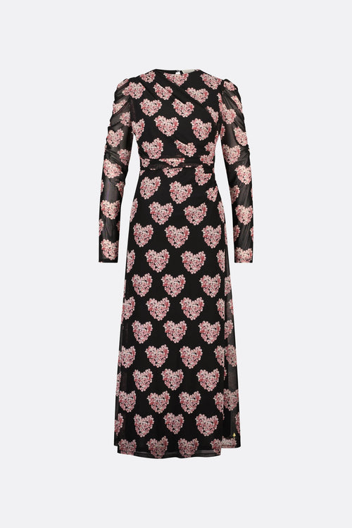 Bella Dress | Black/Antique Pink