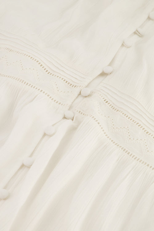Kira  Dress | Cream White