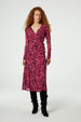 Natalia Dress | Black/Jazzy Pink