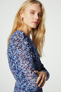 Flake Dress | Violetta/Black