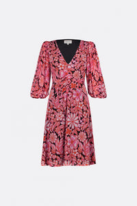 Welma Short Dress | Pink Candy/Mandarin