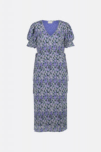Pauline Dress | Poppy Purple/Cream W
