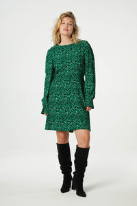 Vanessa dress | Feeling Green/Black