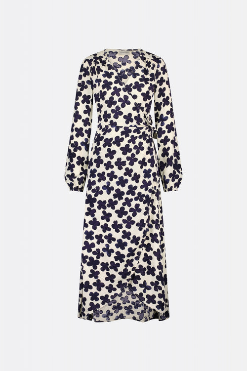 Natasja dress | Navy/Cream White