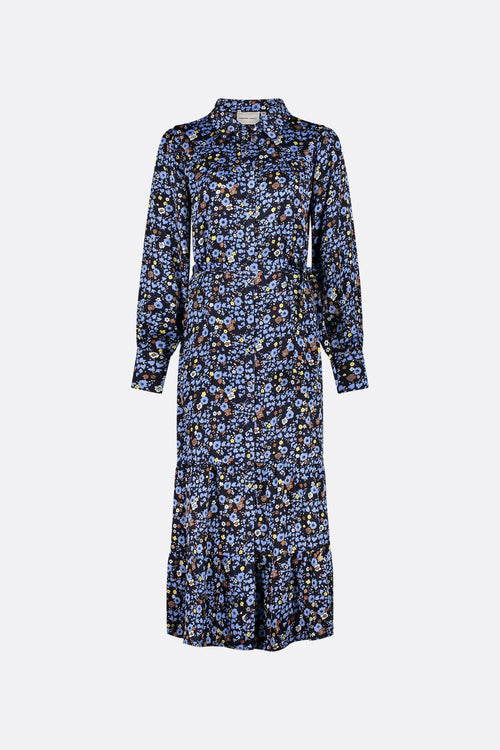Noa Dress | Navy/Riad Blue