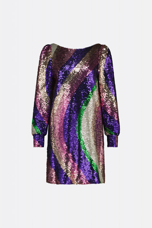 Perla Dress | Pinata pink/Off-Whit