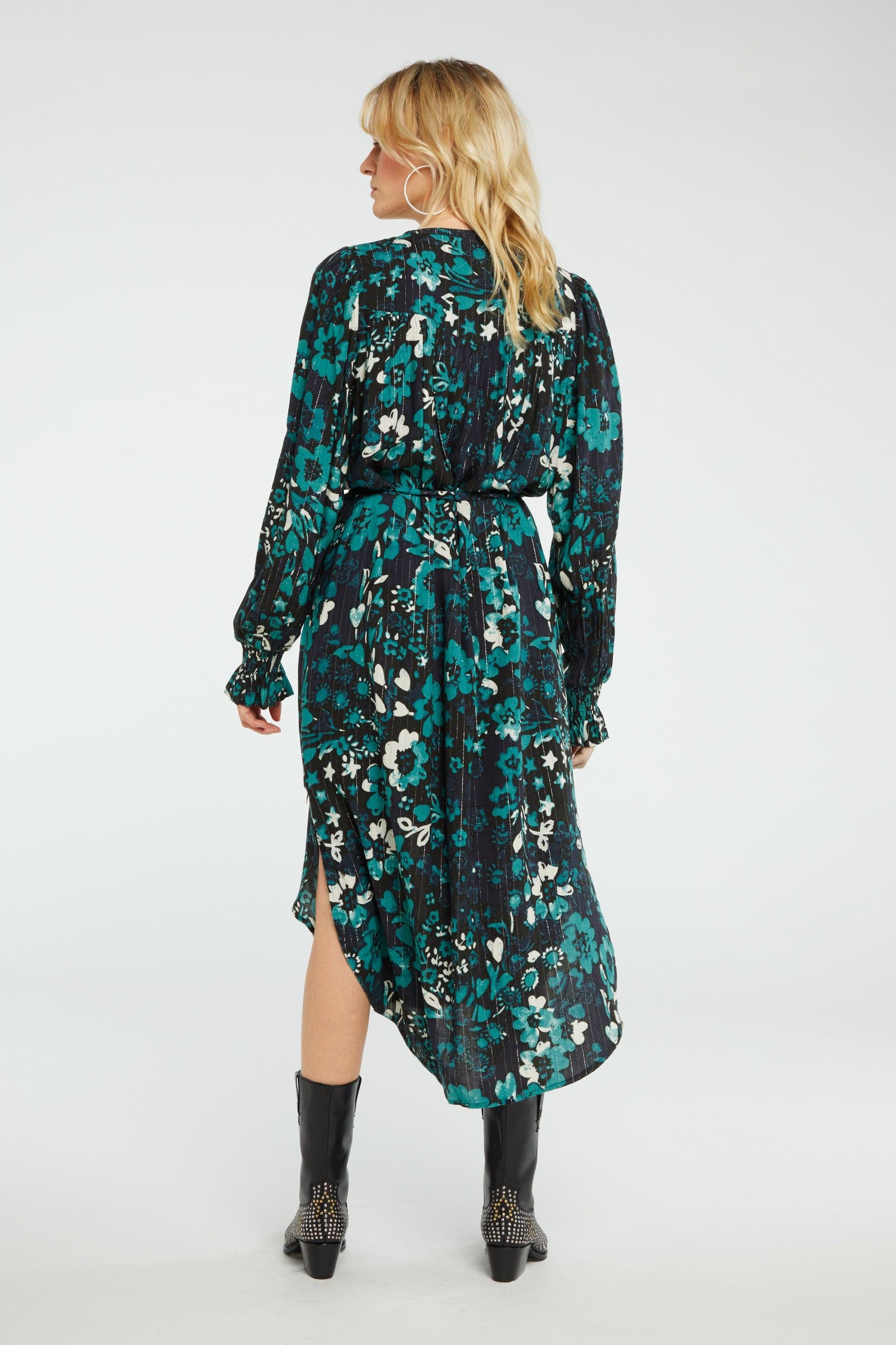 Willow Dress | Black/Keep it Teal