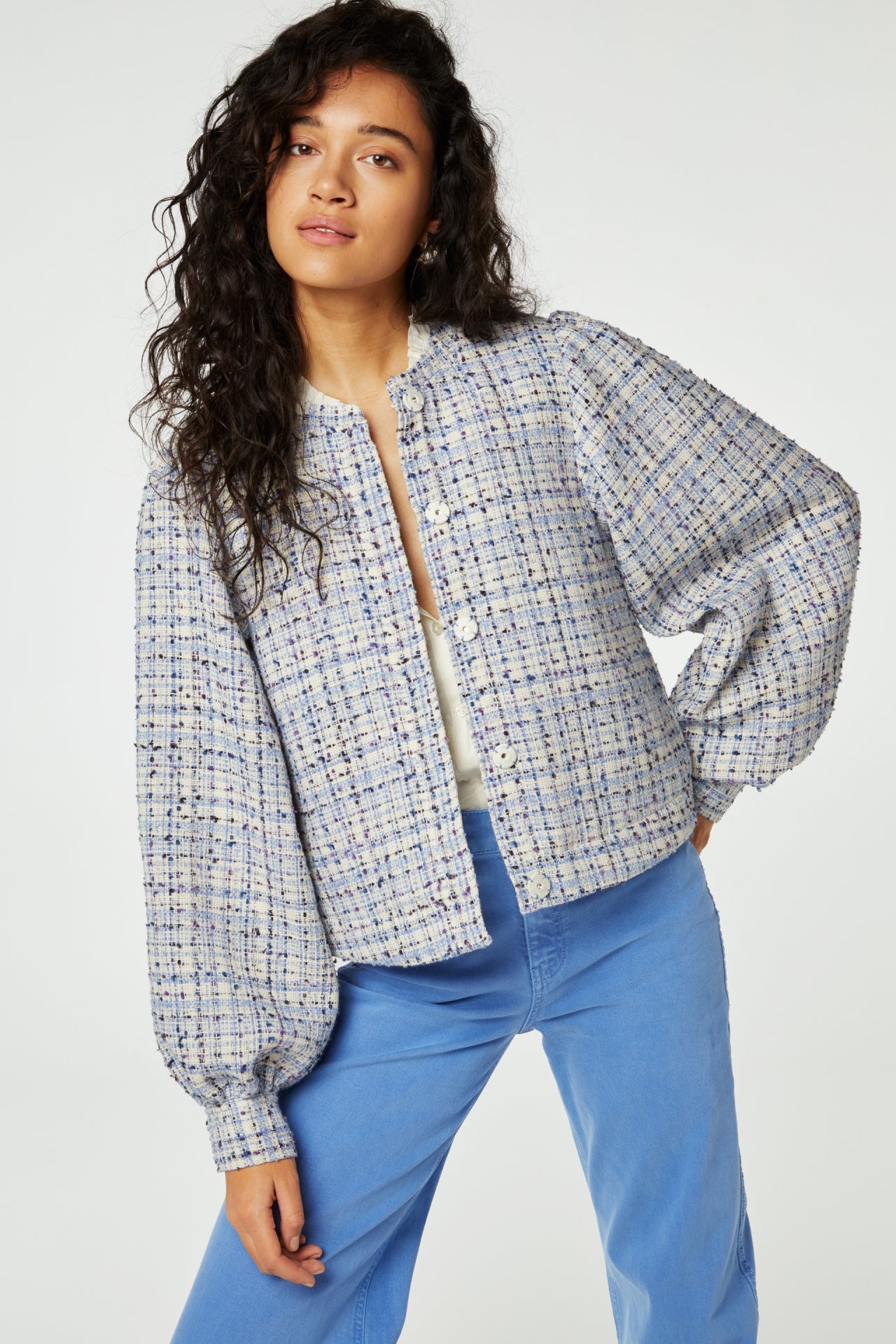 Carice Jacket | Cornflower Blue