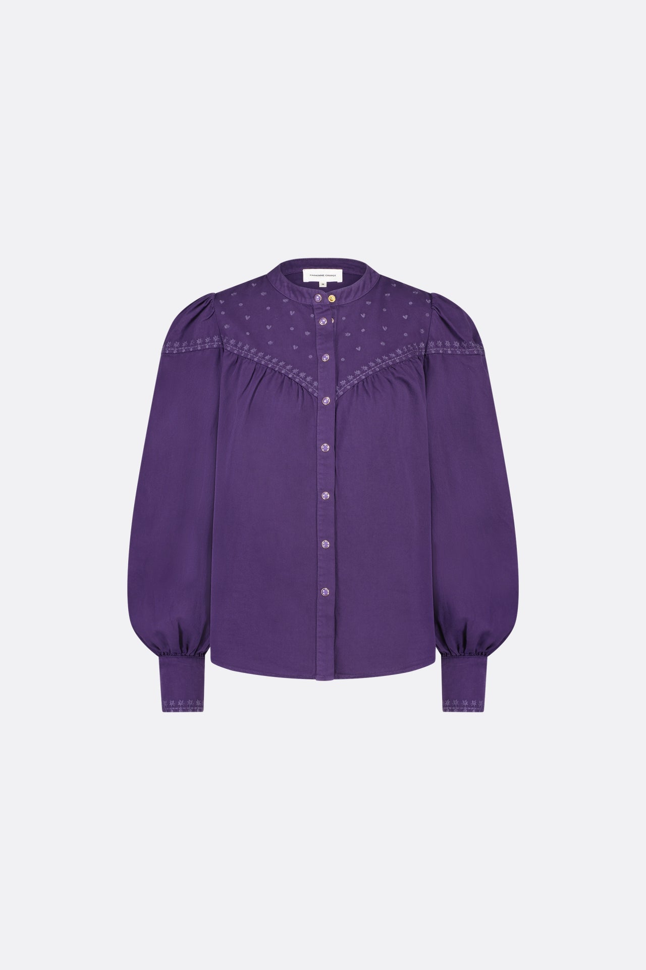 Baker Blouse | Eggplant