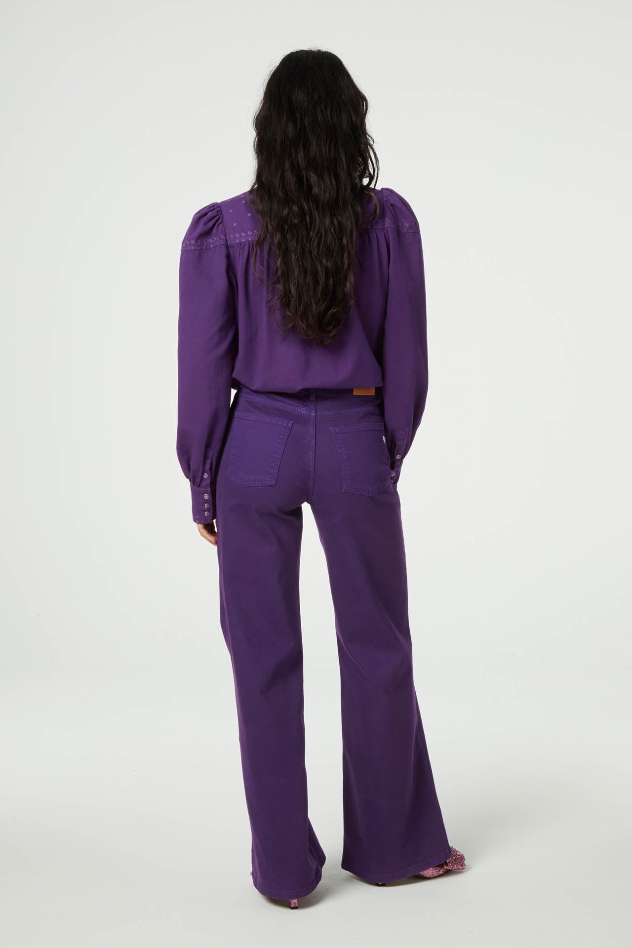 Baker Blouse | Eggplant
