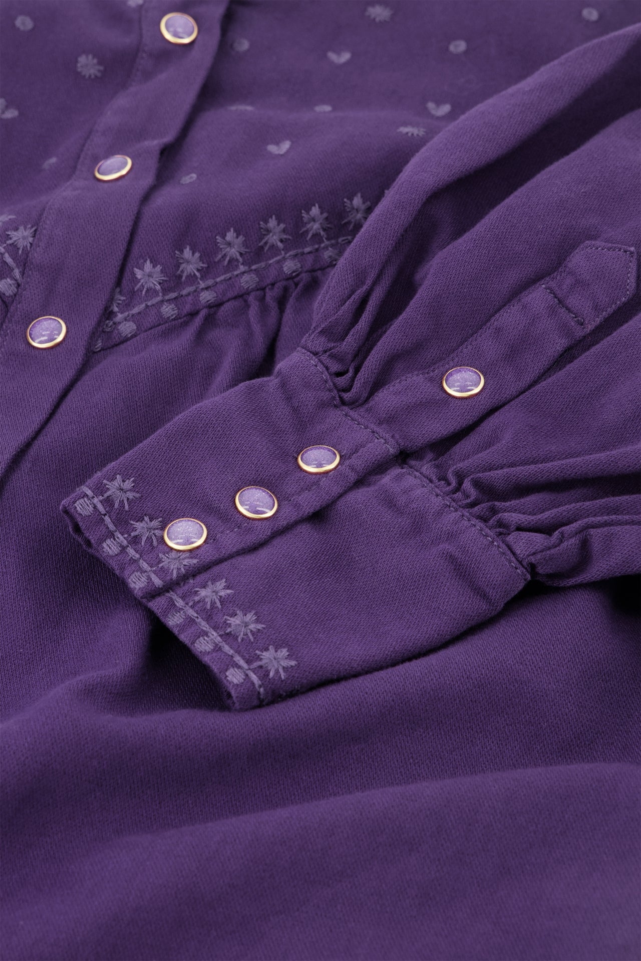 Baker Blouse | Eggplant
