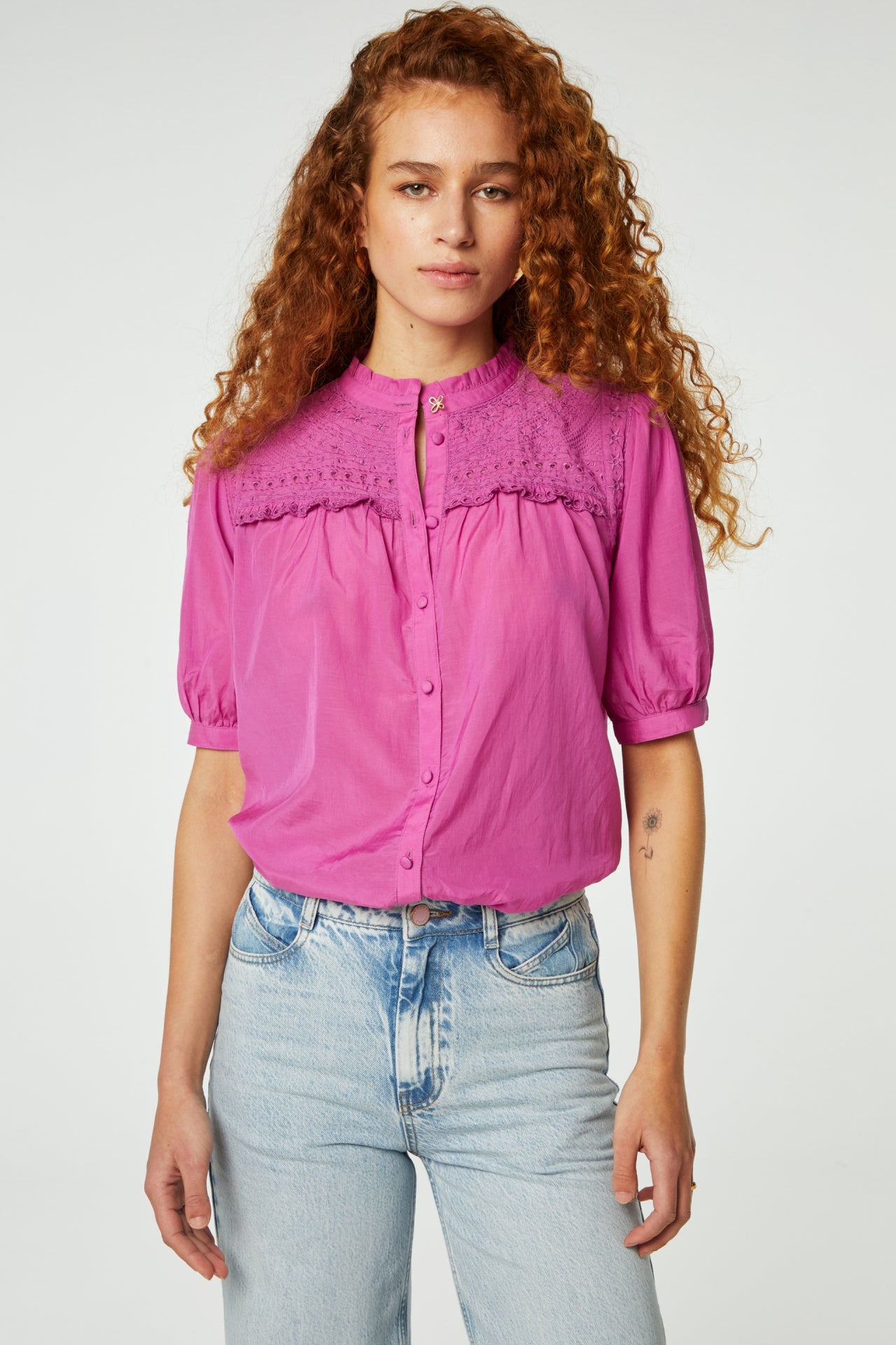 Tootsie SS Blouse | Cassis