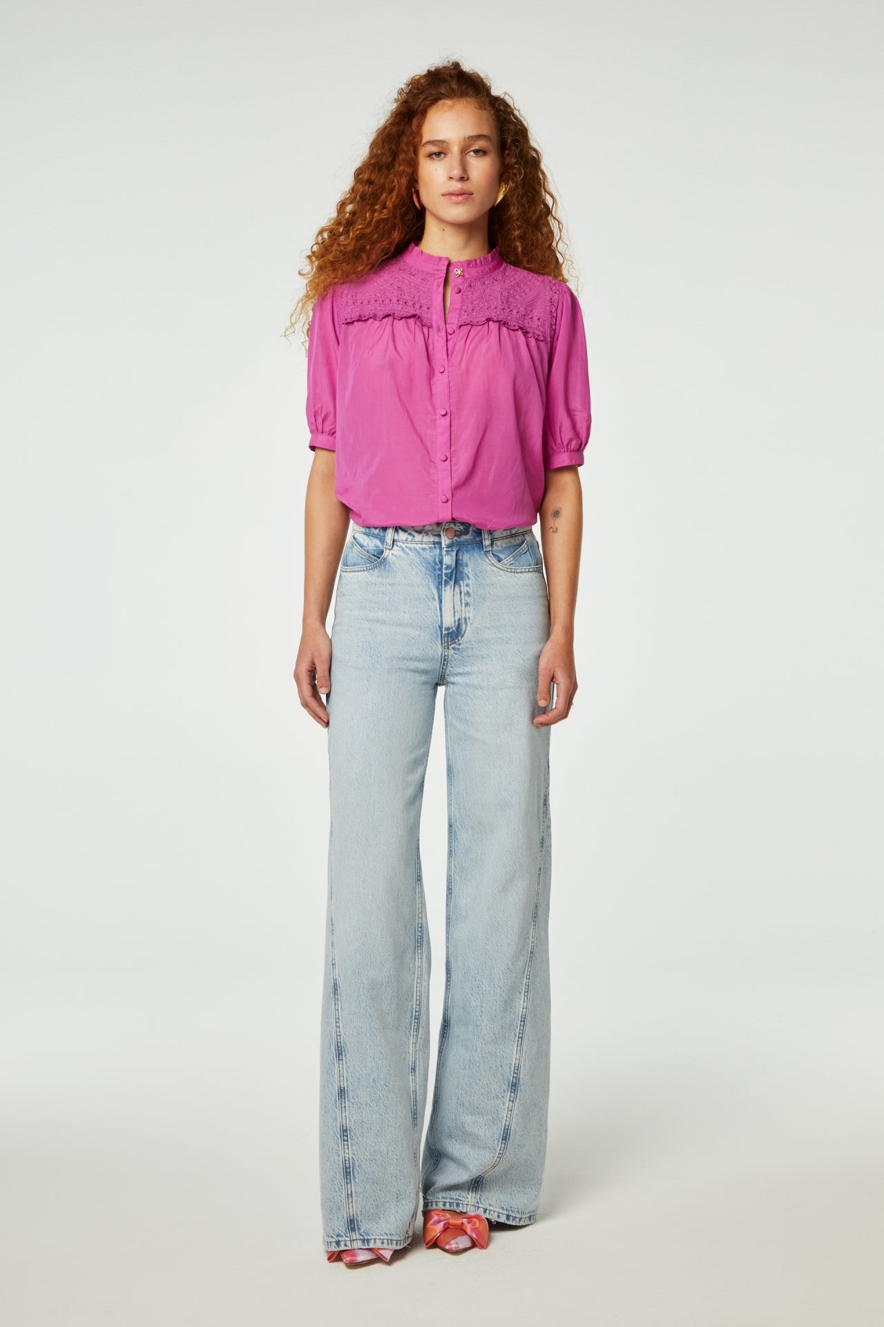 Tootsie SS Blouse | Cassis